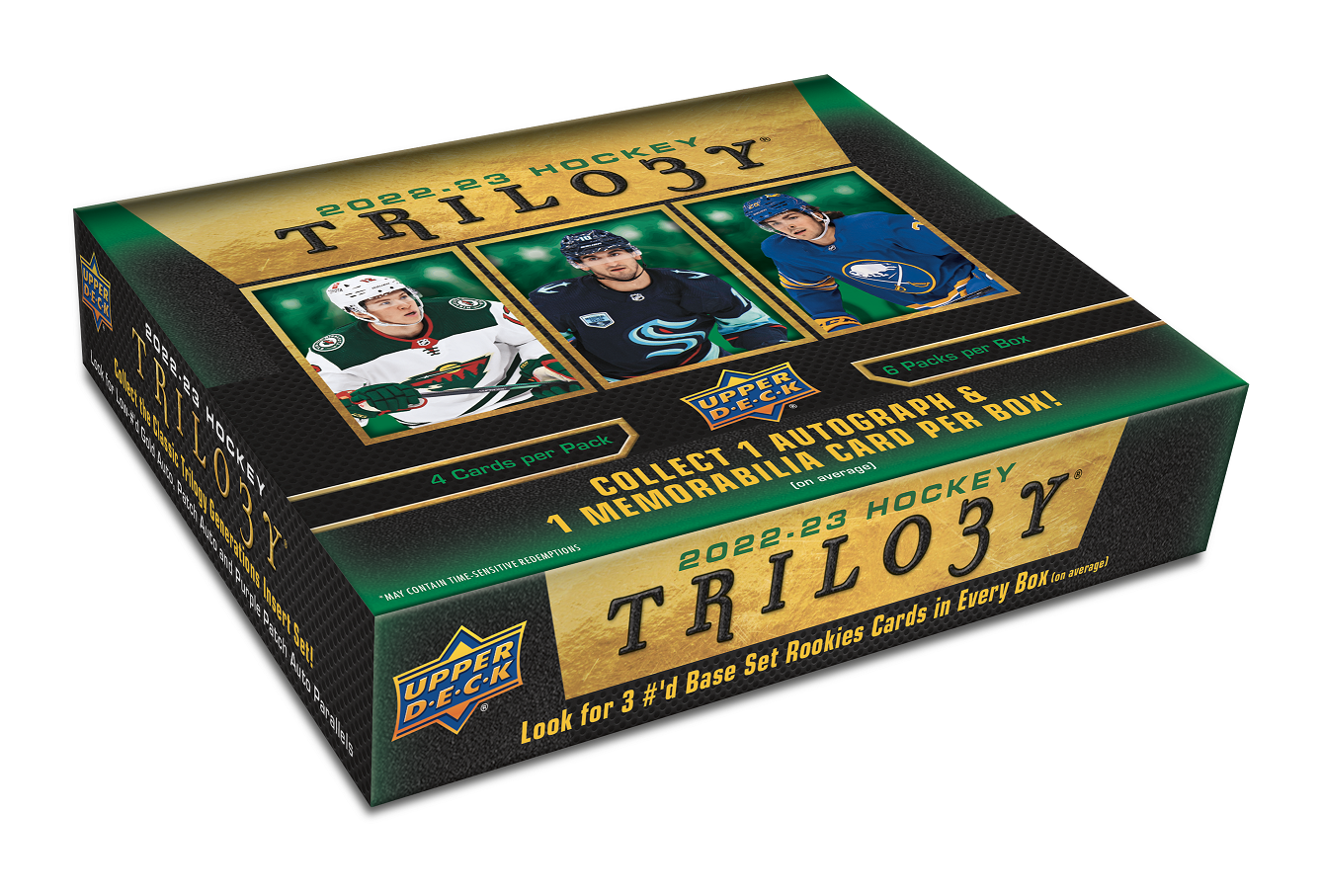 2022-23 Upper Deck Trilogy Hockey Hobby 20-Box CASE